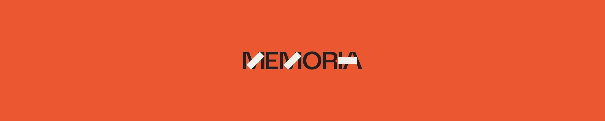 The logotype over a red field, its letters overlapping