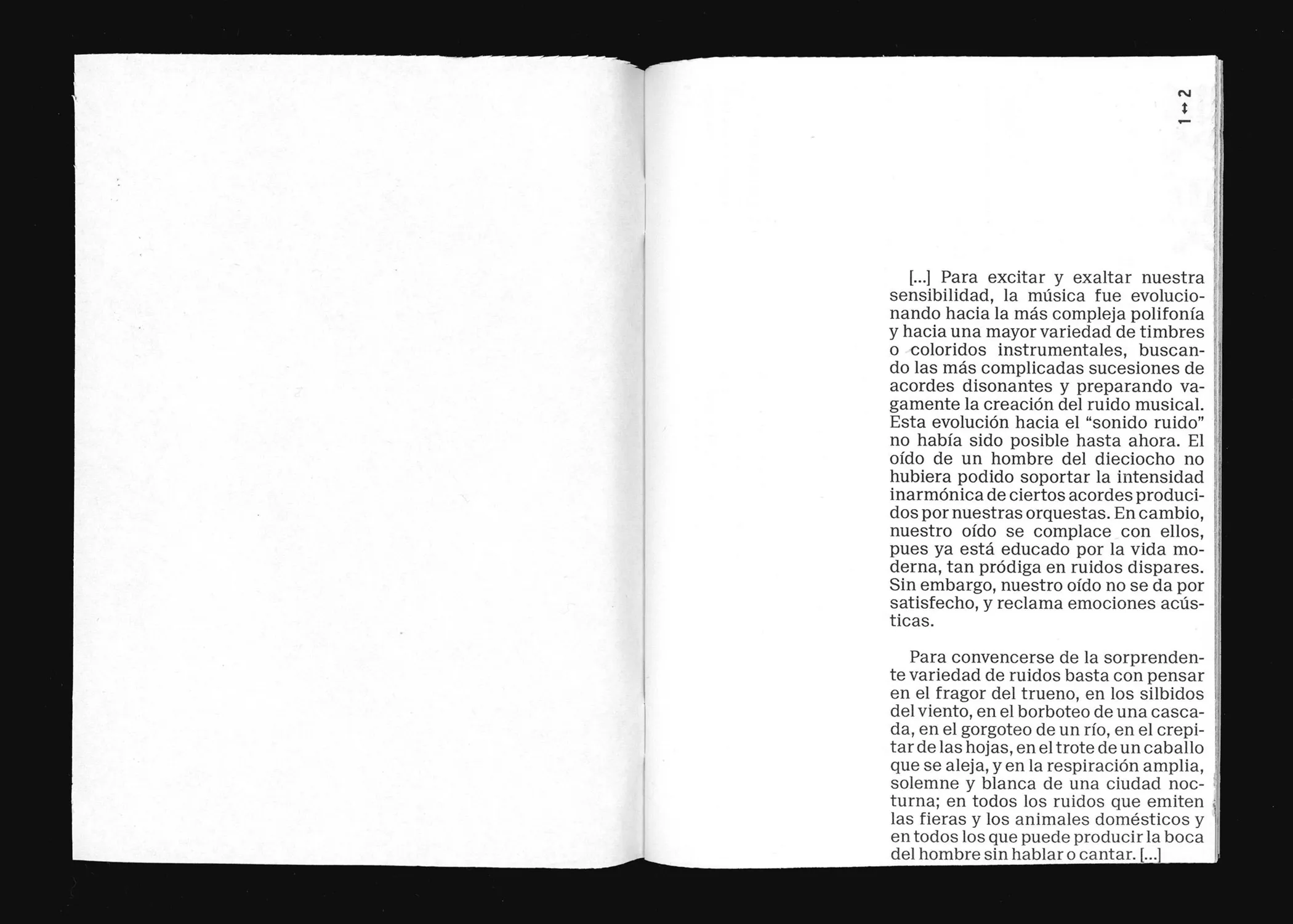 Text spread